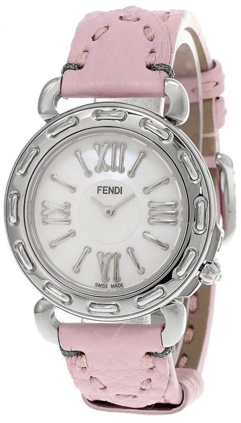 fendi ladies watch pink dial|Fendi women's watch.